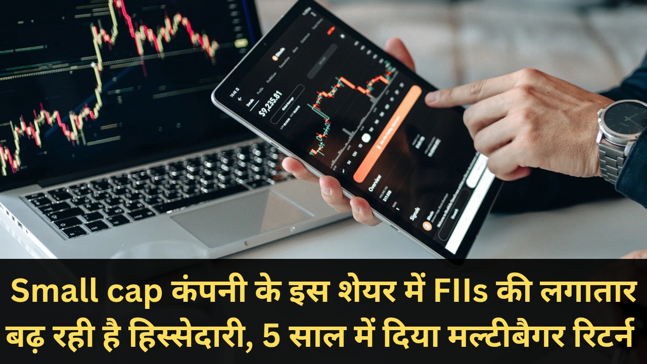 Small cap कंपनी के इस शेयर में FIIs की लगातार बढ़ रही है हिस्सेदारी, 5 साल में दिया मल्टीबैगर रिटर्न अब मिला सरकारी कंपनी से ऑर्डर